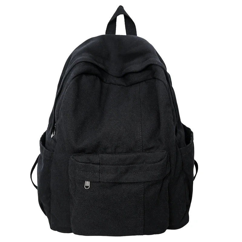 thumbnail image 1 of Mochilas informales de nailon sólido con compartimento interior y diseño de patchwork, de tapa blanda, 2024, bolsos de alta calidad para mujer, mochilas con cremallera, 1 of 5