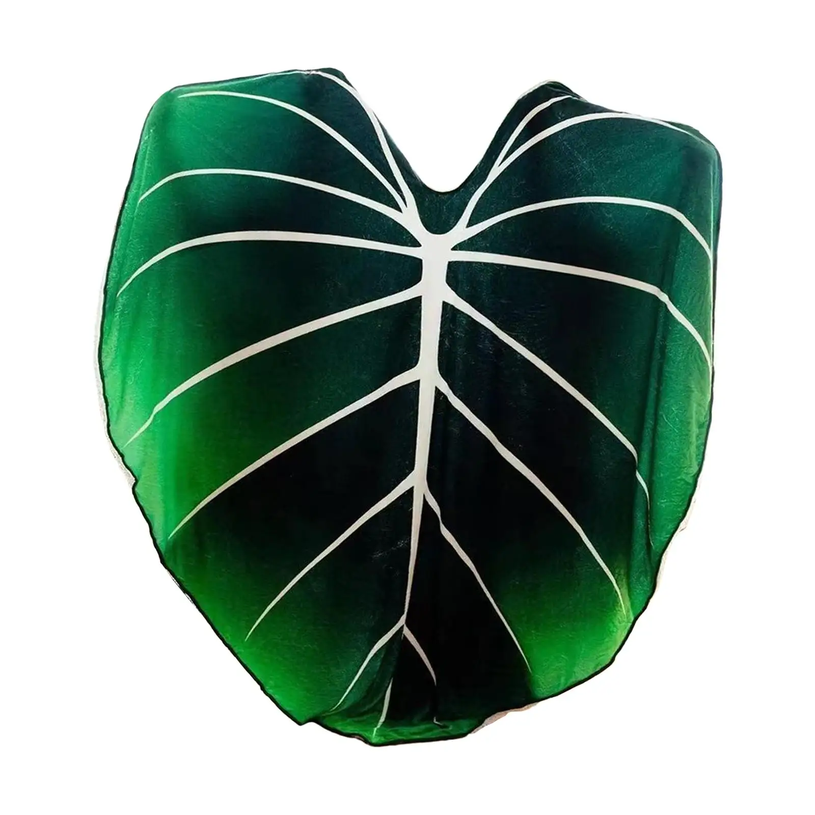 

Green Leaf Shaped Blanket Creative Throw Blanket for Travel Sofa Office