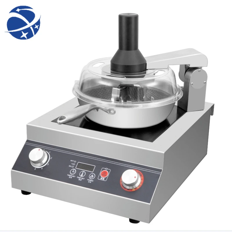 

YYHC High End Chef Automatic Wok Cooker Robot Wok Induction Cooking Machine Automatic Fried Rice Wok Machine