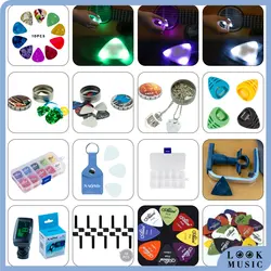LOOK Guitar Picks LED Picks Plectrum Guitar Capo Guitar Tuner Guitar String Winder Guitar Picks Holder  Music Gifts Ukulele