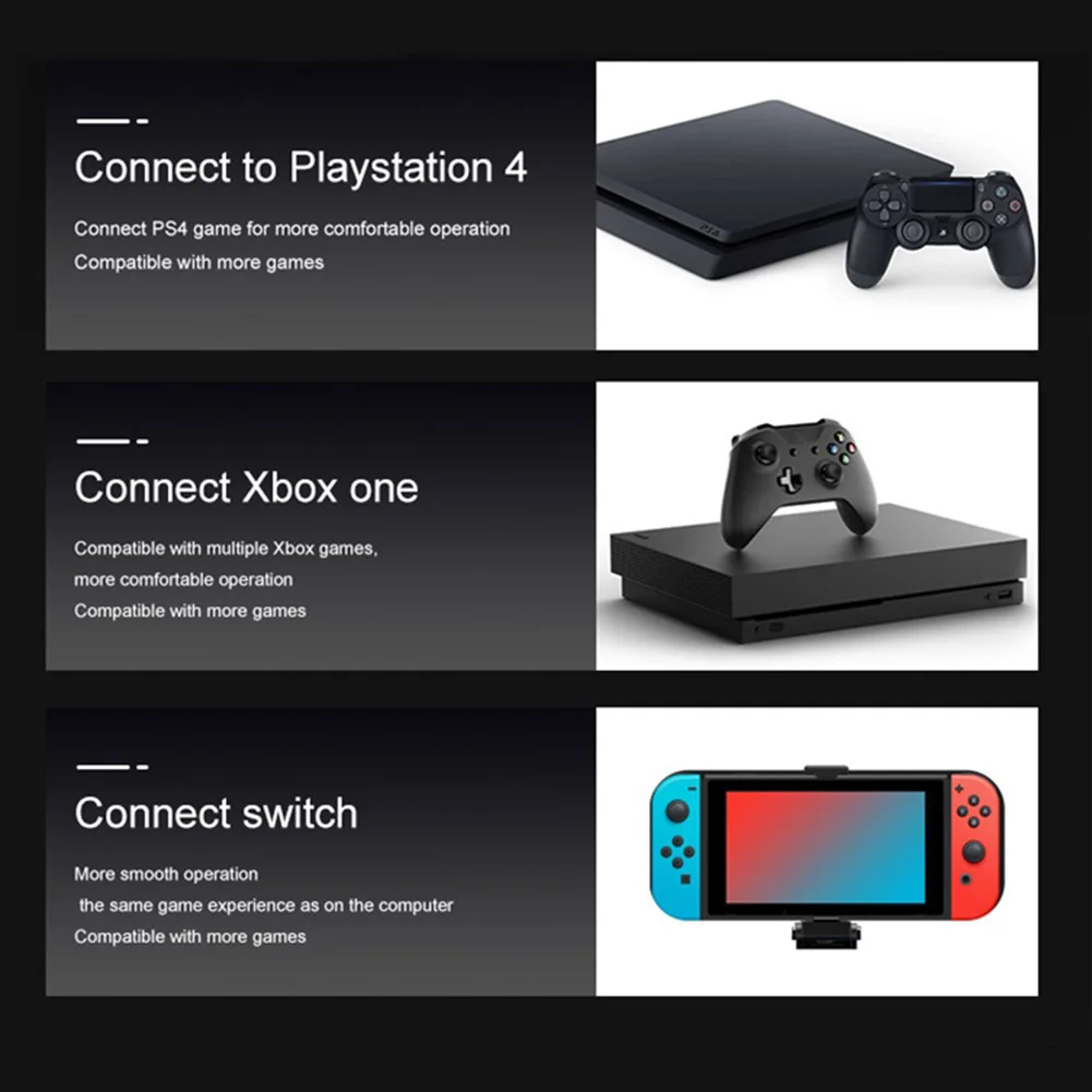 G6L  Ʈѷ  Ű 콺  , ٵ ġ Xbox One S/X PS4 PS3  ܼ ׼