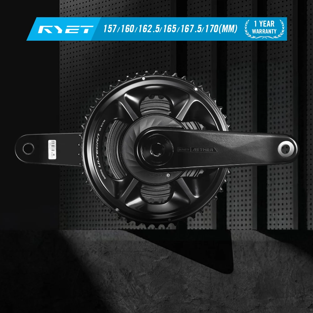 RYET AETHER Road Full Carbon Cranksets Superlight Bicycle Cranks 325g
