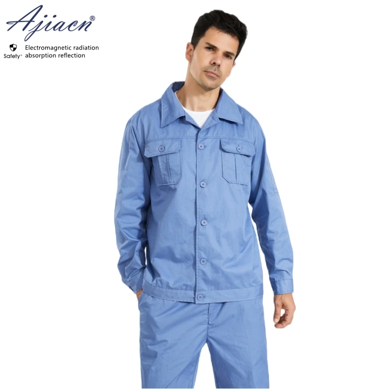  전자기 방사선 보호 작업복, 전기 용접, 장비 작동 EMF 차폐 의류