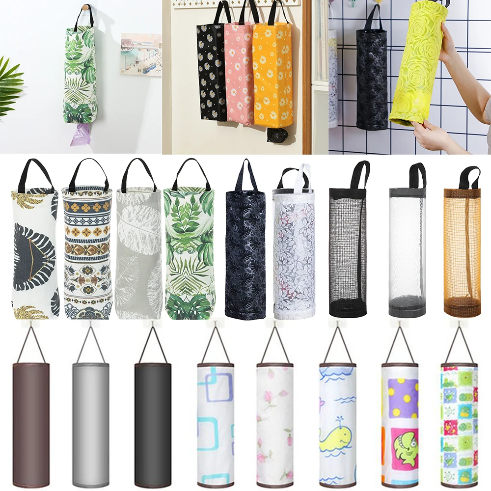 21 styles Grocery Bag Holder Plastic Bag Dispenser Storage Pouch