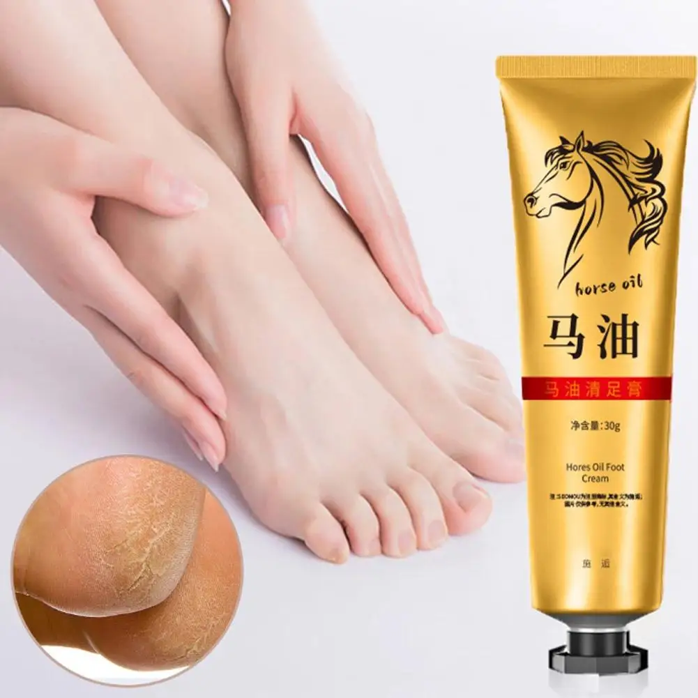 

Anti Crack Foot Cream Heel Cracked Repair Horse Oil Dead Feet Anti-Drying Smooth Skin Cream Callus Skin Hand Removal Care 3 E5J4