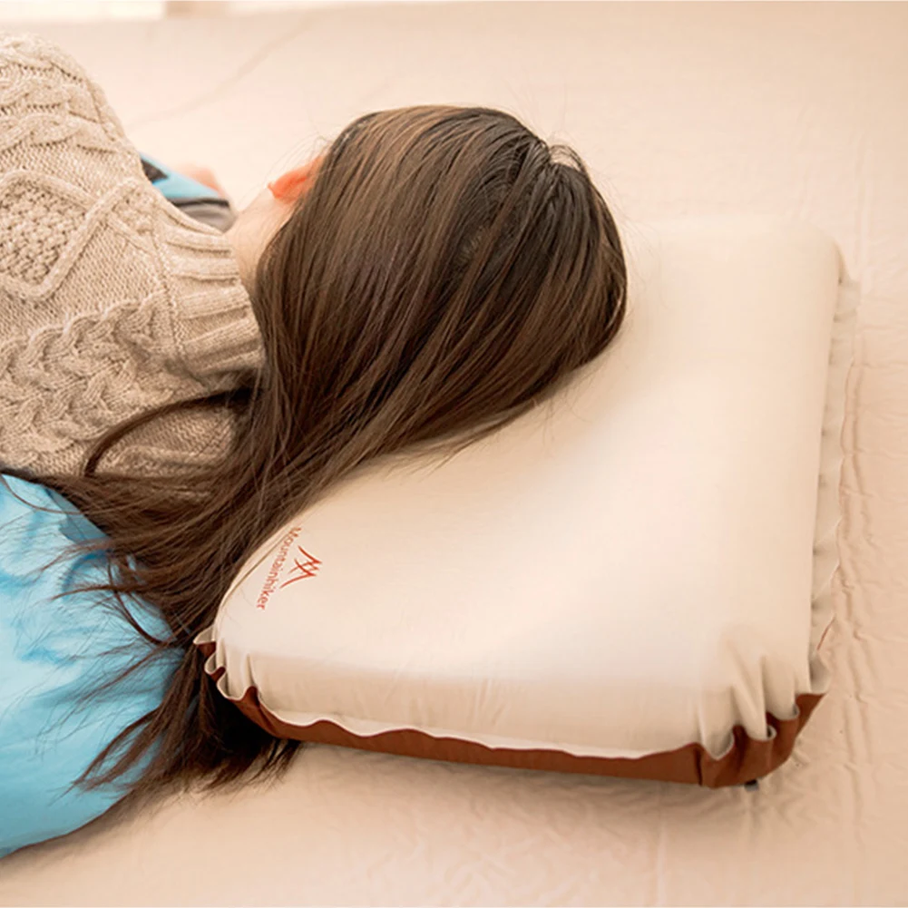 Description Picture 6 of itemUltralight Inflatable Pillow Neck Protect Outdoor Sleeping Pillow Ergonomic Portable Self Inflating Pillow for Outdoor Camping