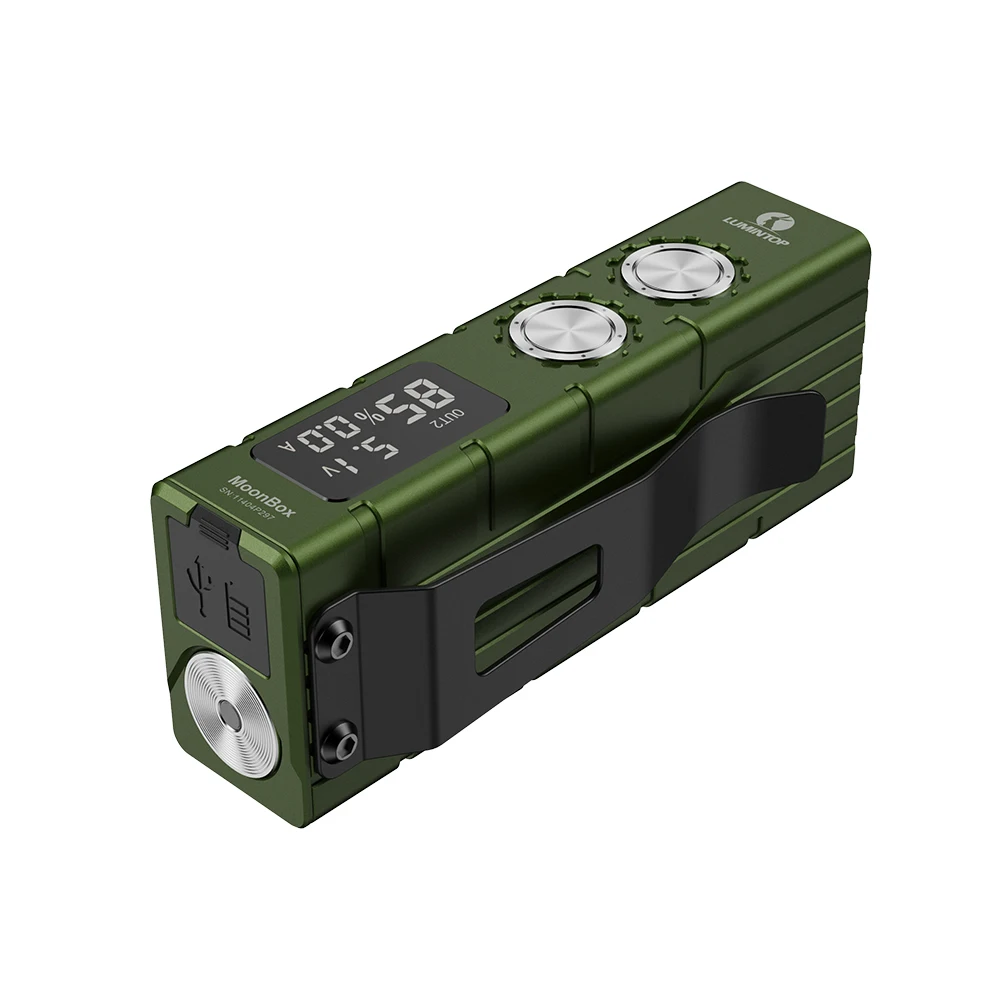 Lumintop Moonbox V2.0 USB TYPE C Flashlight with side light