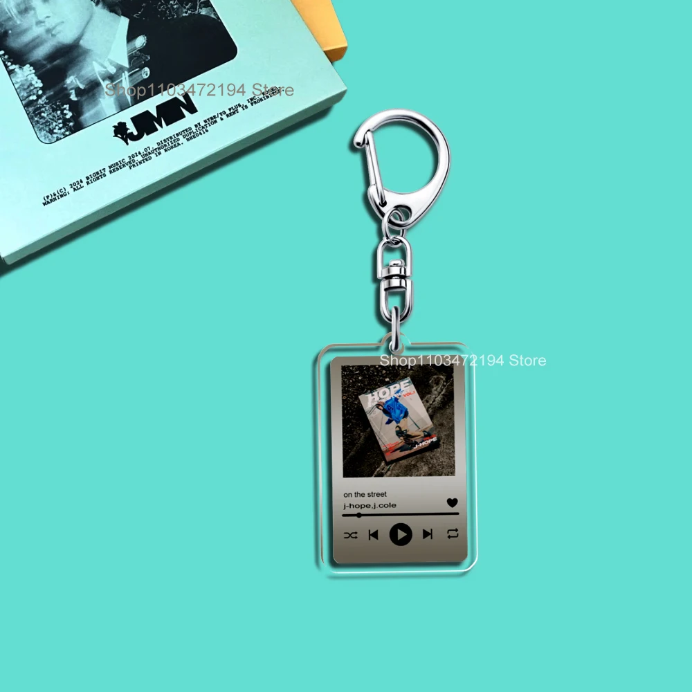 Kpop Music Player Keychain Acrylic GOLDEN MUSE Album LAYOVER Agust Dddays INGIDO JINS Astronaut