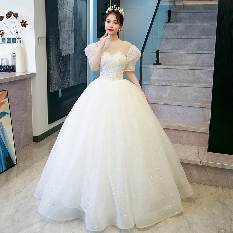 

2023 New Arrivals Hochzeitskleid Wdding Dress For Women Vestido De Festa Slim Girl Abiti Da Sposa Ball Gowns Robe De Mariee