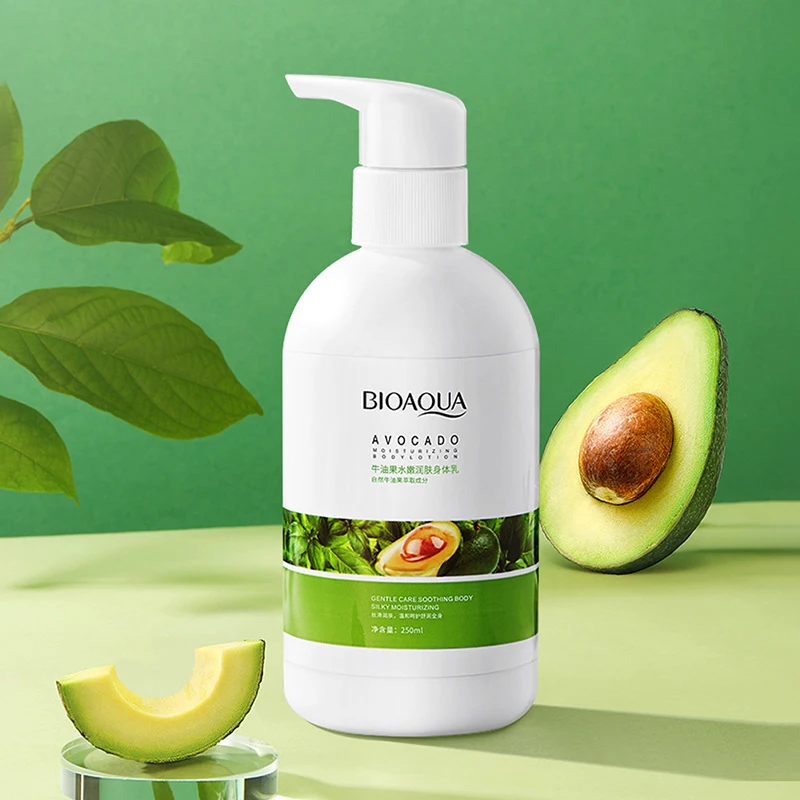 

BIOAQUA Avocado Body Lotion Moisturizing skincare Body Care Nourishing Anti Drying Tender Smooth Exfoliating Creams Skin Care
