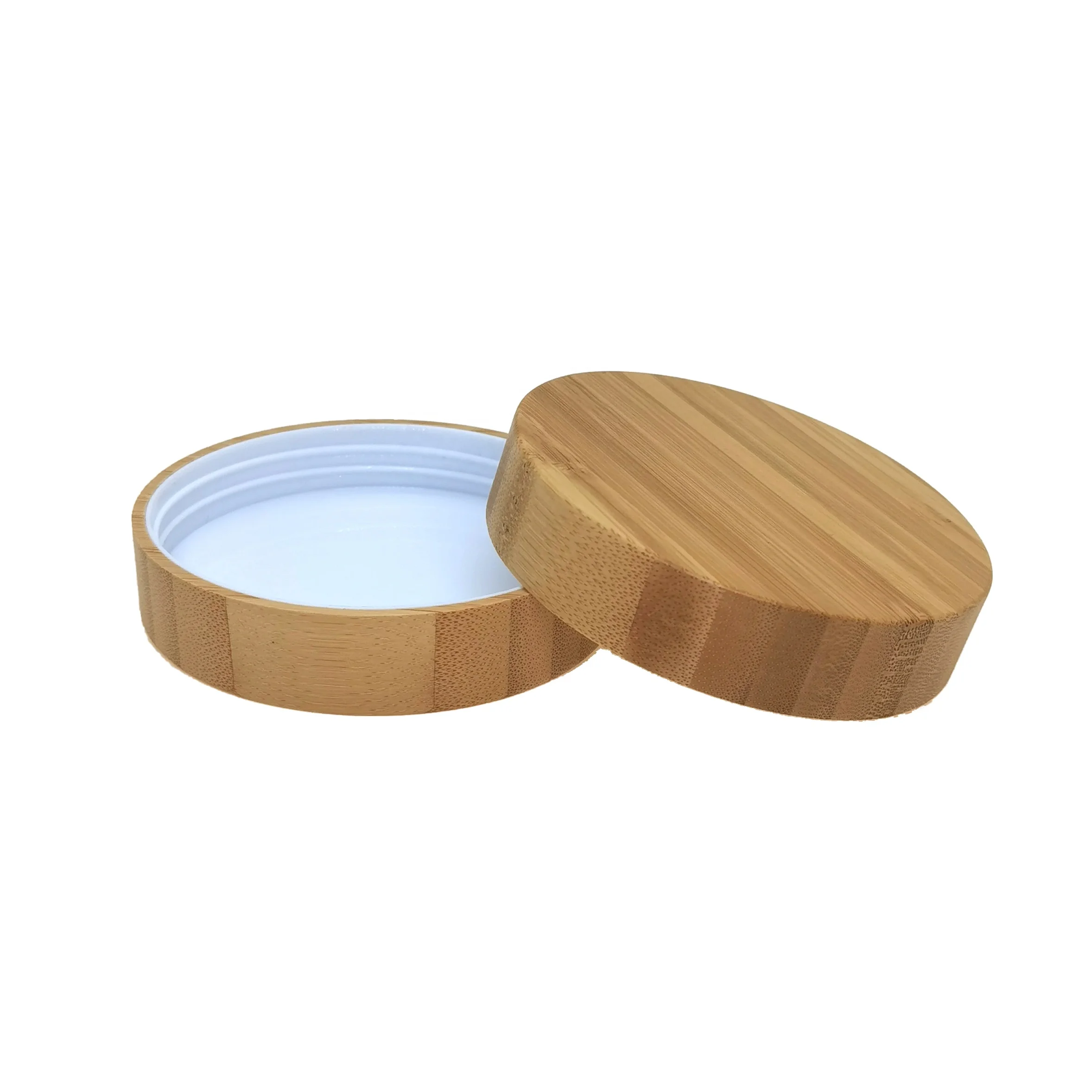 

68/410 89/400 Food Storage Container Bamboo Jar Lid 68mm 89mm Bamboo Bottle Cap for Cream Jar Screw Lid Wood Products Cosmetic