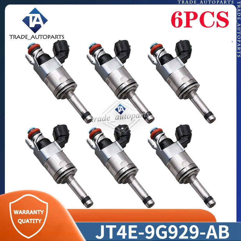 

JT4E-9G929-AB JT4E9G929AB Fuel Injectors 6PCS For 2018 2019 2020 FORD F-150 2.7L JT4Z-9F593-C JT4Z9F593C