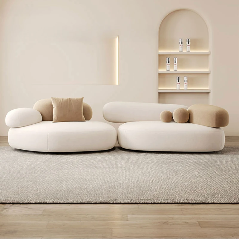 

Apartamento Loveseat Luxury Sofa Salon Office Curve Cheap Couch Ergonomic Bedroom Casas Prefabricadas Living Room Furnitures