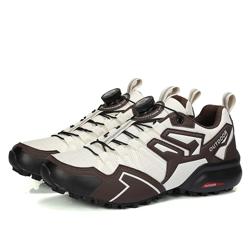 Casual Shoes Sport Shoes Men's Casual Sports Shoes Size 40-47 Rotating Lace-Up Outdoor Non-Slip Breathable Comfortable