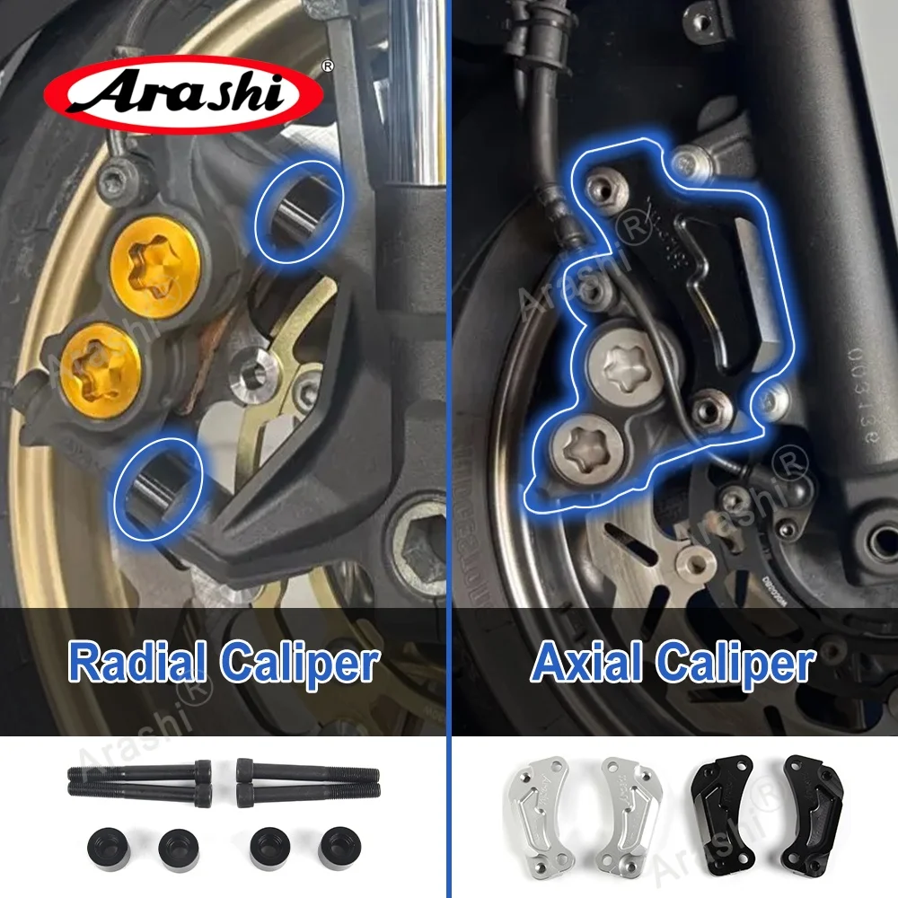 Arashi Oversize CNC Front Rear Brake Disc Rotors Set For YAMAHA XP