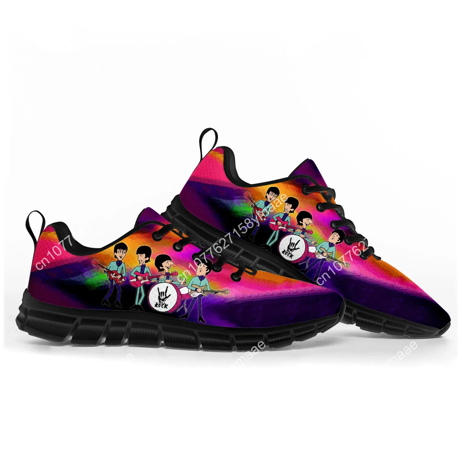 Handsome Musician Sports Shoes Mens Womens Teenager Kids Children Beatle Sneakers High Quality Sneaker Customize DIY Couple Shoe