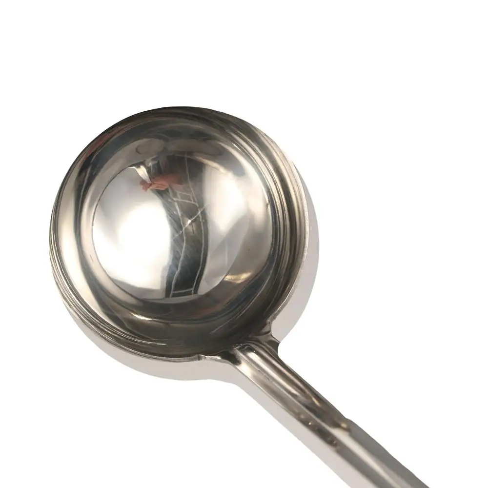 Tablespoons Stainless Steel Ramen Spoon Multi-size Long Handle Dinner Scoop Round Thickened Measuring Ladle Spoon Home