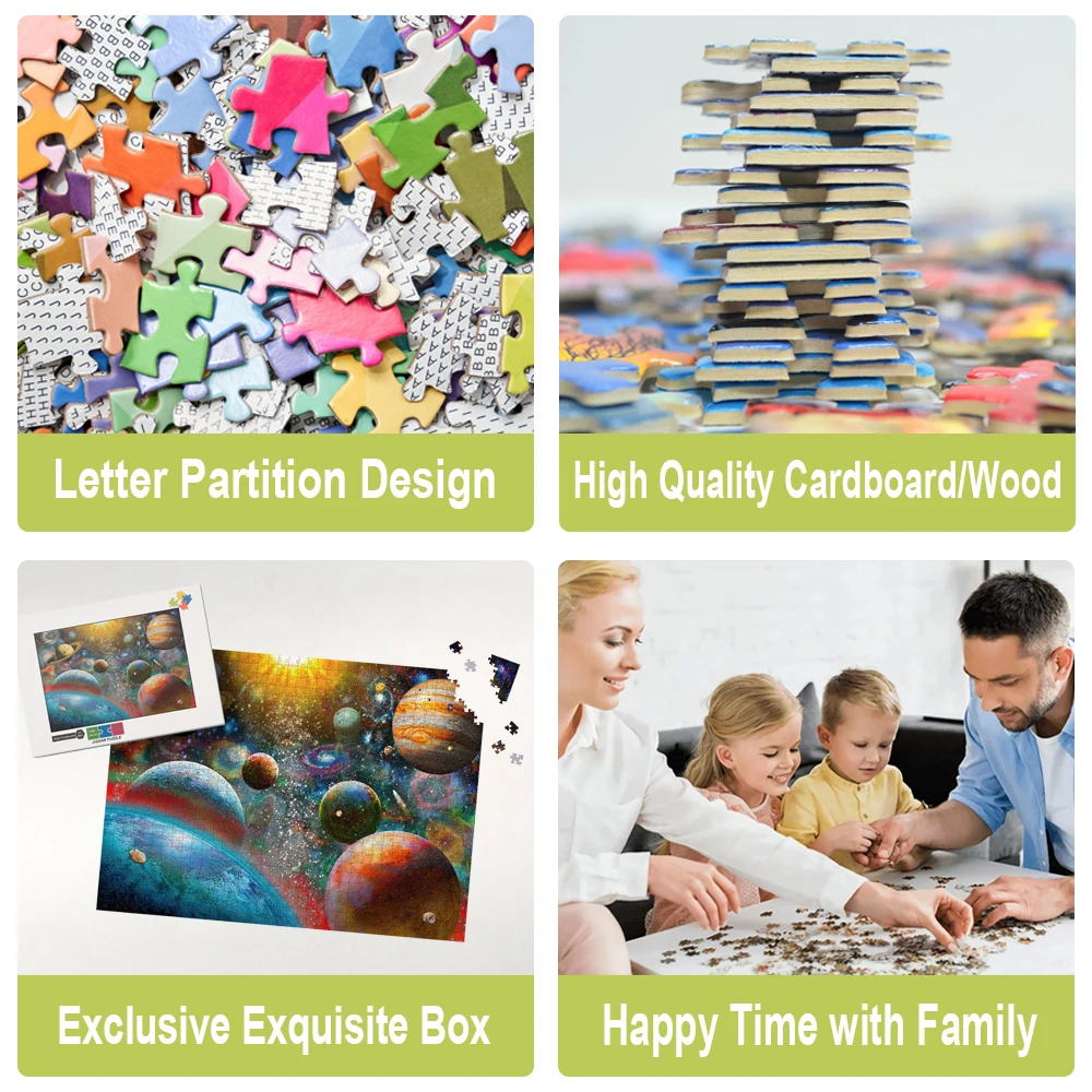 Fantasy Universe Jigsaw Puzzle Montessori Education Toys 200/300/500/1000/1500 Pcs Cardboard/wooden Puzzles for Children Adults 3