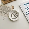 Shell Shaped Jewelry Storage Trays  Trays White Ceramic Plate Storage Dishes Ring Earings Plate Home Decorative Tray Design 4