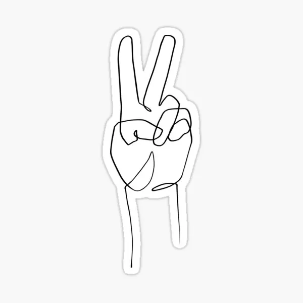 

Автомобильные наклейки с надписью «Hand One Line», 5 шт.