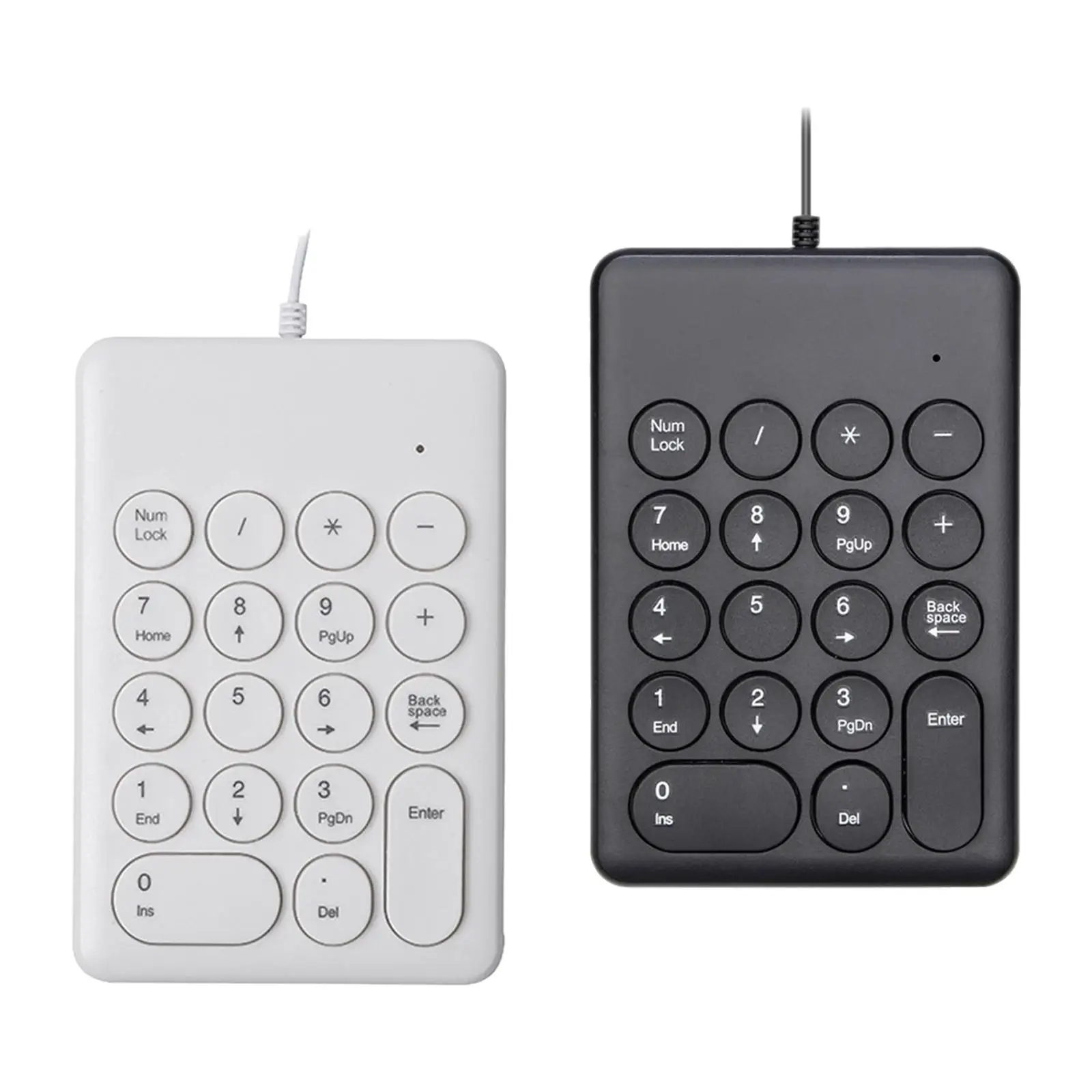 USB 18 Keys Numpad Keyboard for Financial Accounting Anti Slip Compact Quiet Touch Stylish Comfortable Plug and Play Easy Carry