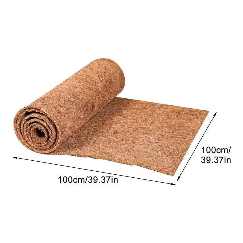Reptile Carpet Natural Coconut Fiber Coir Tortoise Mat For Pet Terrarium Liner Reptile Supplie Lizard Snake Gardening Pot Carpet reptile carpet