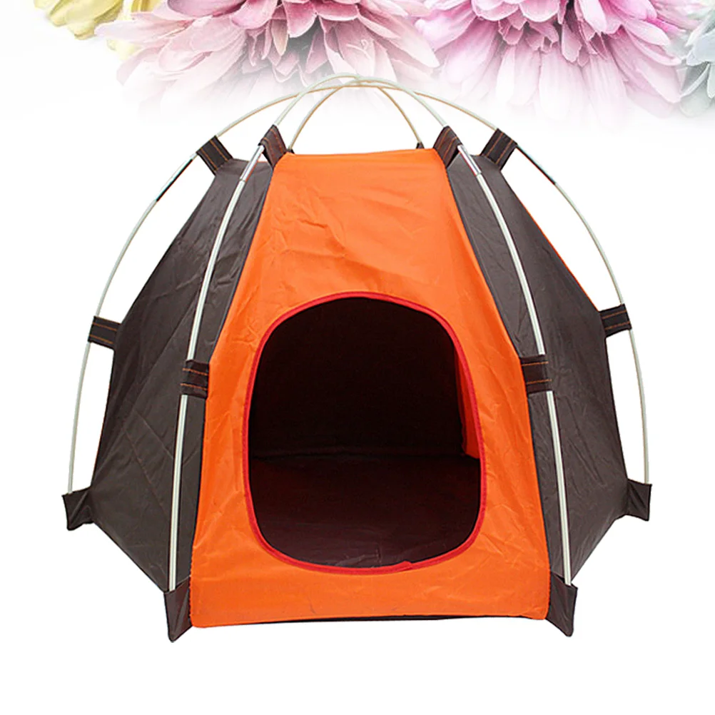 

Portable Foldable Up Pet Tent Waterproof Oxford Outdoor Indoor Tent Dog House Puppy Tent Nest Kennel For Small Dog Puppy Kitten