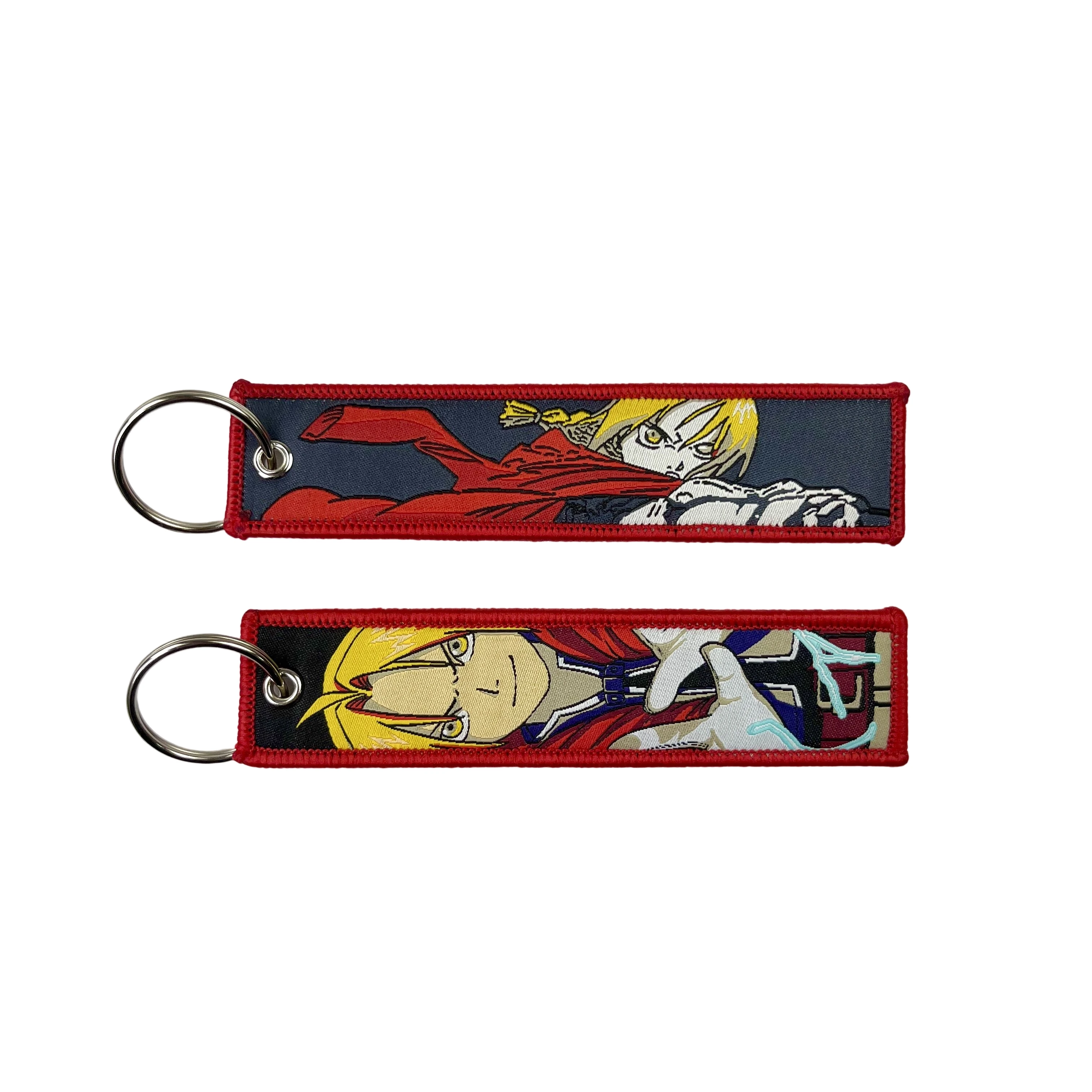 Gestickte Tag-Schlüssel, Auto-Schlüsselanhänger für Motorräder, Herren, Schlüsselanhänger, japanischer Anime, Damen, Herren, neuartiger Modeschmuck, Accessoires, Geschenke – Detail 24