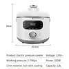 1.8L Multifunctional Programmable Pressure Slow Cooking Pot Non-stick Rice Cooker Stainless Steel Electric Pressure Cooker 220V 5