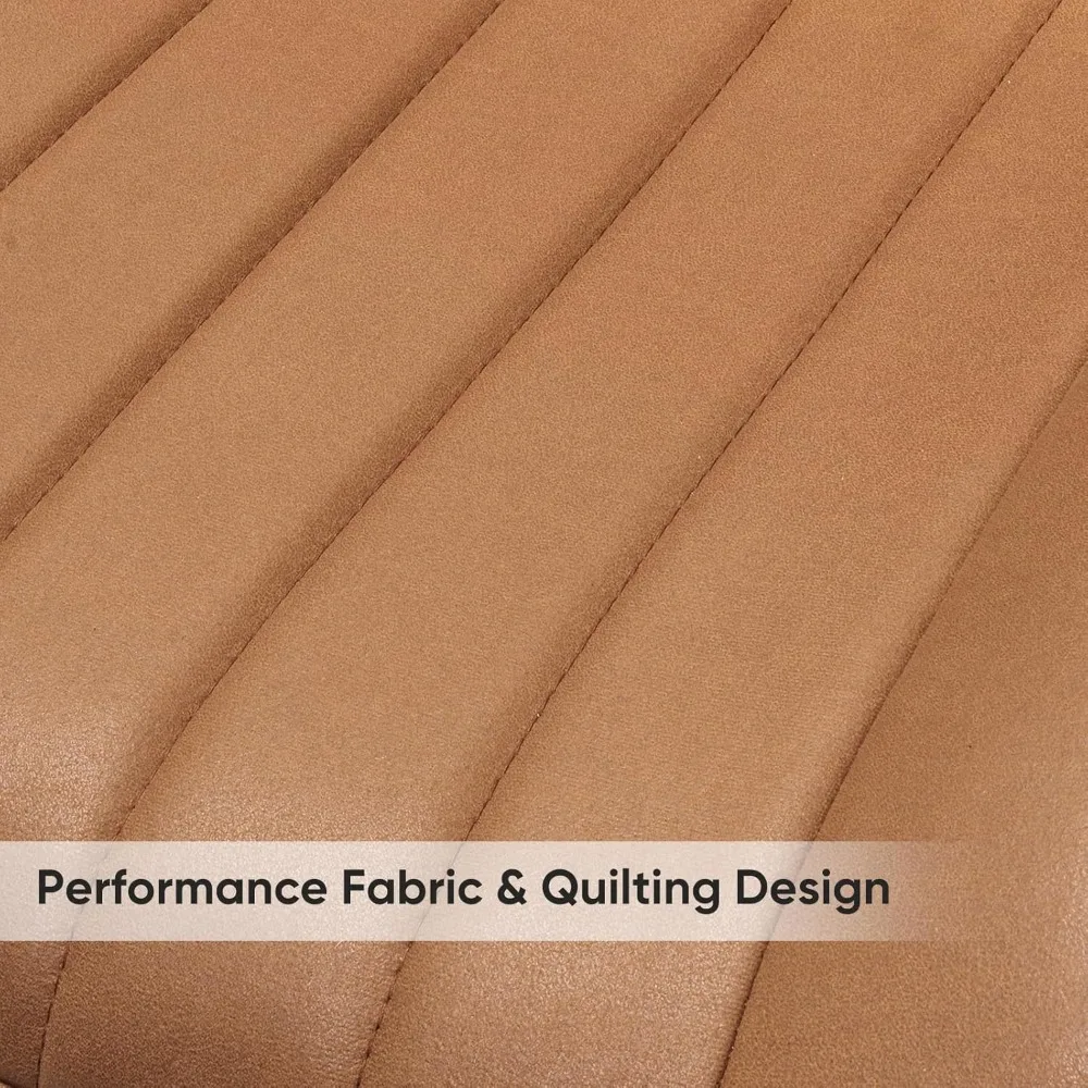 Modern Dining Chairs Set of 4, Comfy Dining Room Chairs with Thick Cushions, Upholstered Fabric Kitchen Side Chairs 5