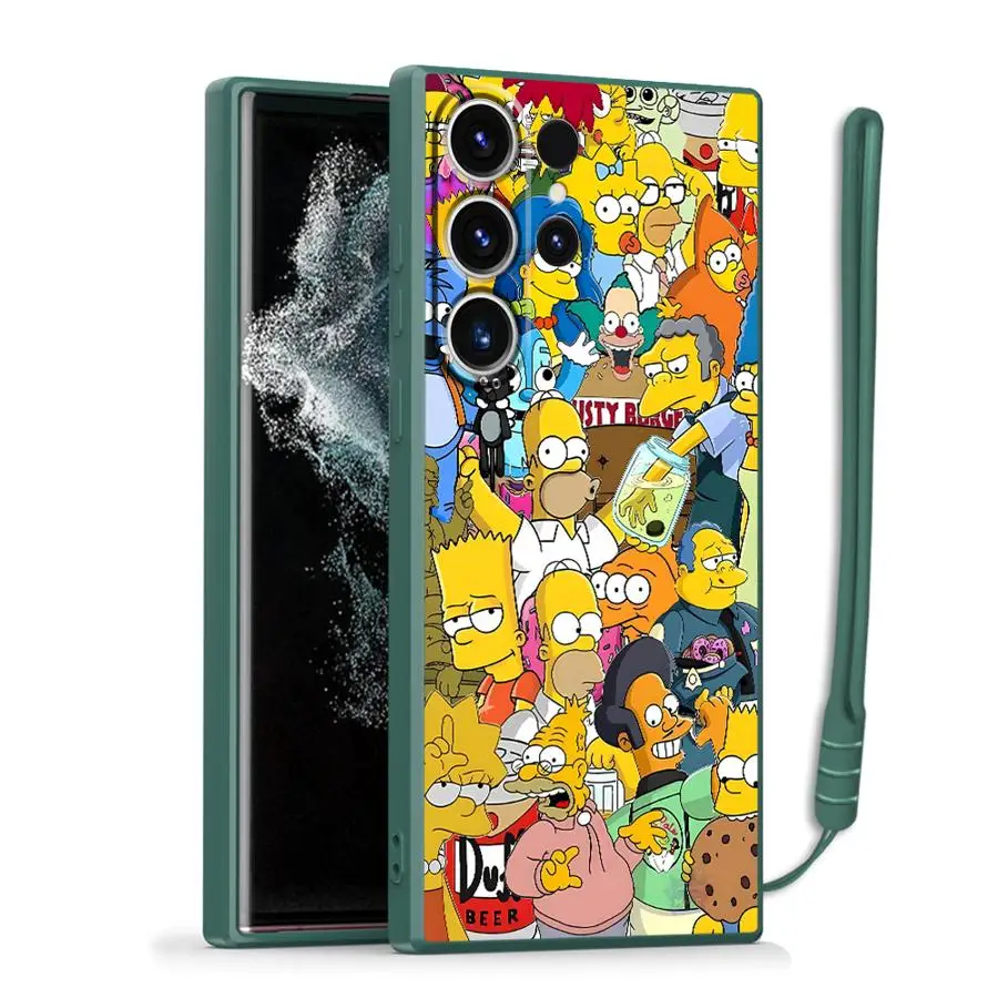 Simpsons Cartoon Phone Cover Case
