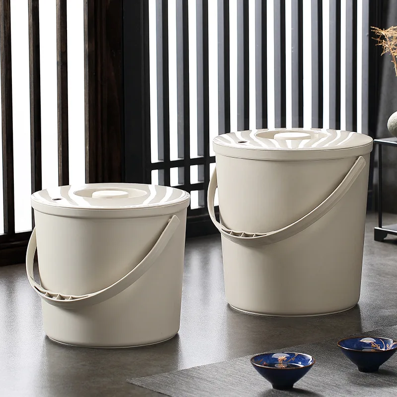 

Aoliviya официальный круглый пластиковый портативный чайник с крышкой фильтр от пыли для чая Чайная церемония чайный бочонок слив сточных вод Tr