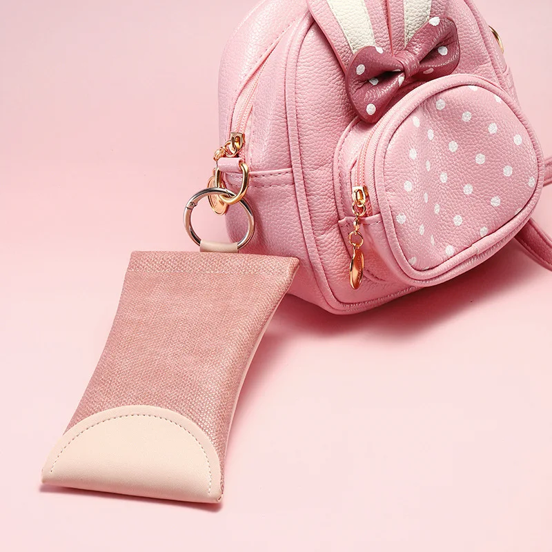 PU Leather Eyeglasses Storage with Easy Attachment Clip And Soft Protective Interior Sunglasses Case Scratchproof