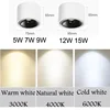 Led Spotlight Adjustable Angle Cob Super Bright Downlight 5w 7w 9w 12w 15w Surface Mounted Small Ceiling Light Indoor Lighting 3
