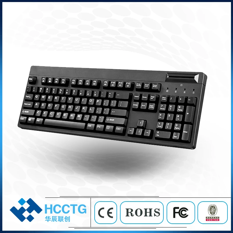 Keyboard (Membrane keys) with MSR (Track1/2/3) and Smart card reader HCC150U