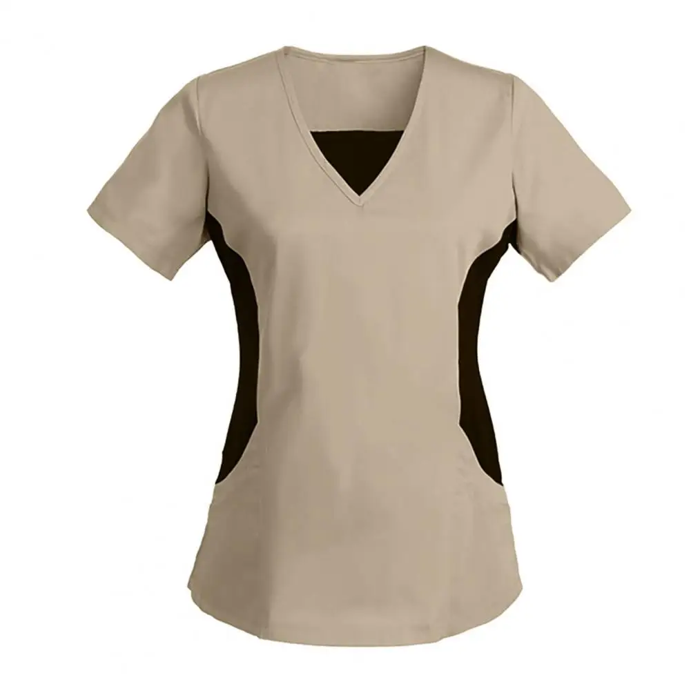 

Soft T Shirts Women Top Comfortable Stylish Nurse Tops V Neck Short Sleeve Breathable Pullover T Shirts Women