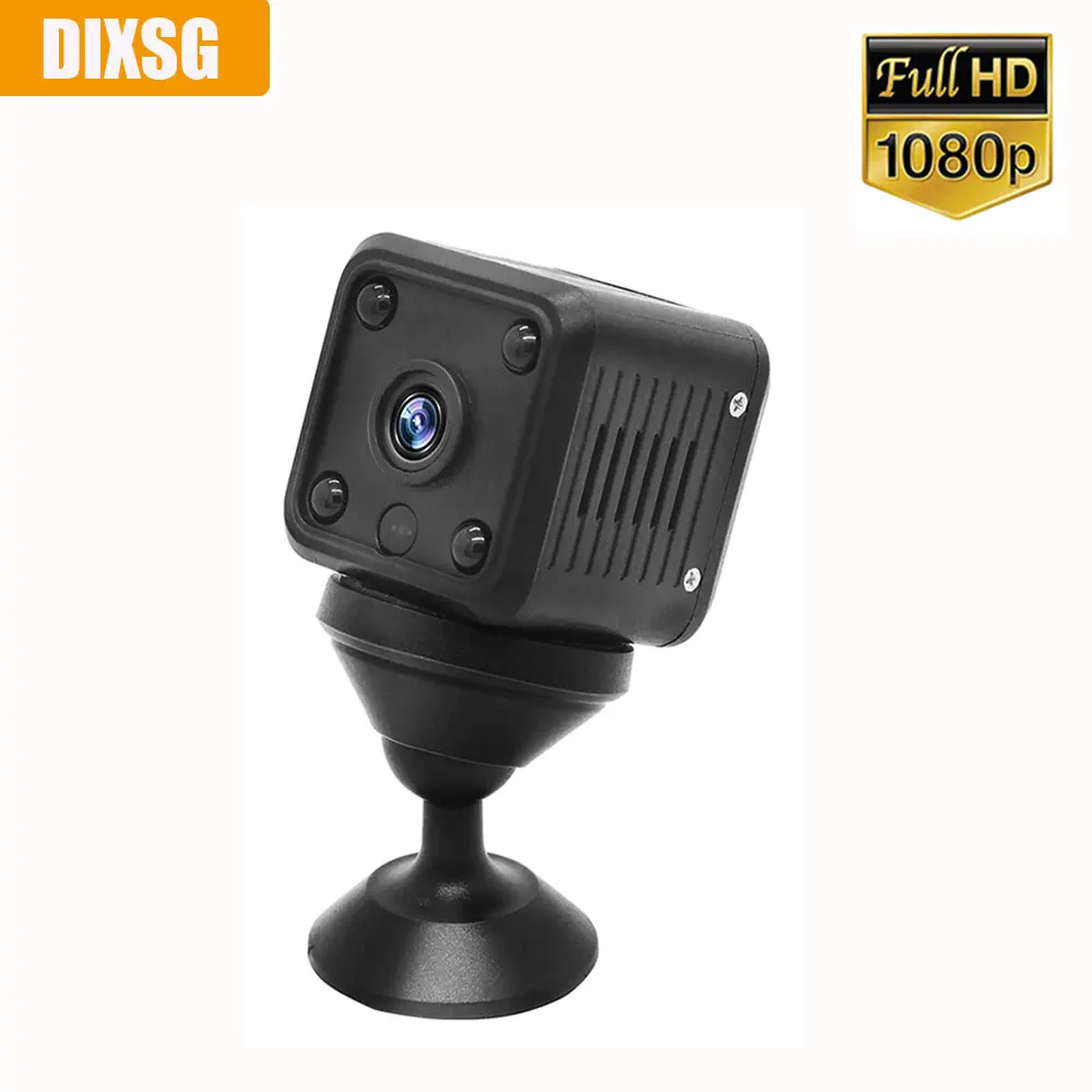 X6 미니 와이파이 IP 카메라, 1080P HD 보안 감시 마이크로 캠 나이트 비전 스마트 홈 스포츠 모니터 내장 배터리 ...