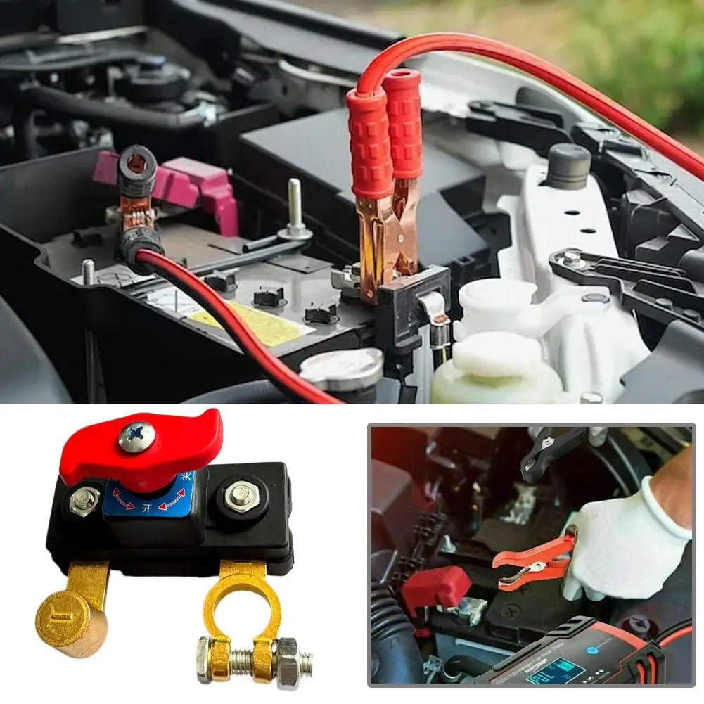 12/24V Car Battery Disconnect Switch Manual Automatic Circuit Breaker Anti-Power Off Leakage Protector Universal Auto Parts 4