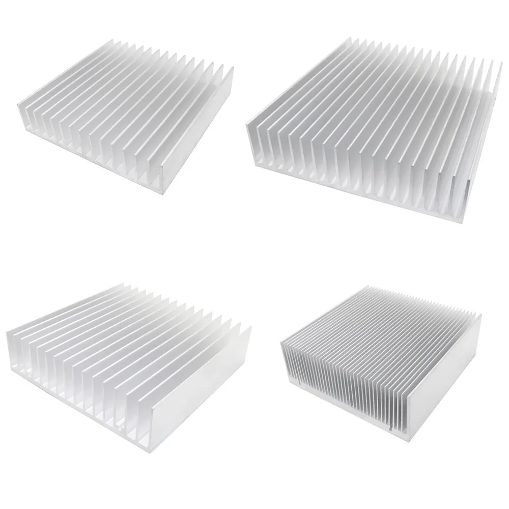Großer Aluminium-Kühlkörper, Kühler, Kühlkörper, Kühler für LED, elektronischer Chip, LCD, Wasserkühlung, Wärmeableitung – Detail 18