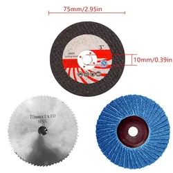 5 PCS 75mm Cutting Disc For Angle Grinder Metal Circular Saw Blade High Strength Grinding Wheel With Long Lifespan