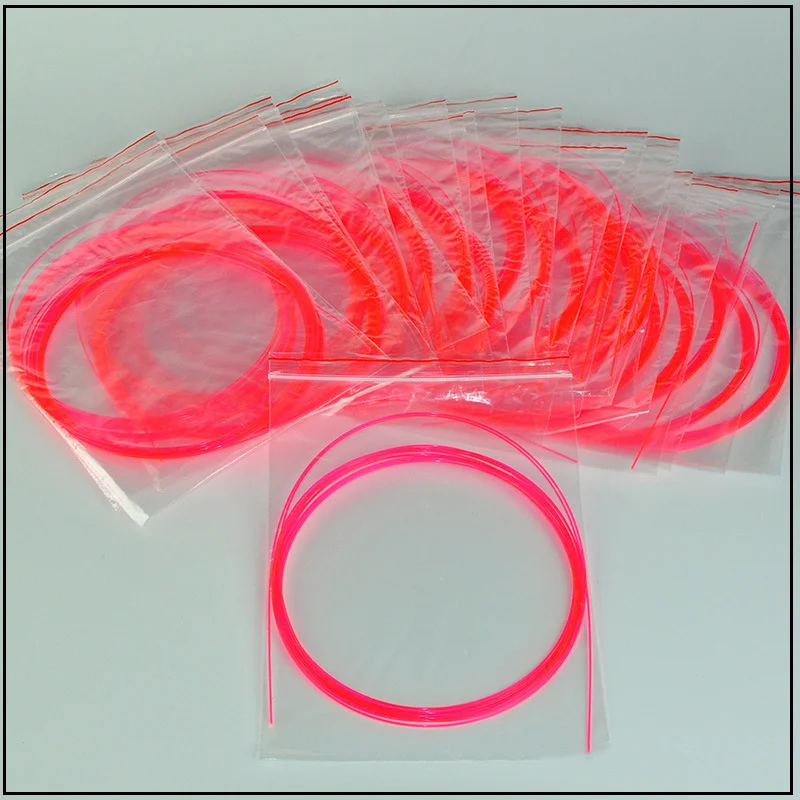 Fluorescent Fiber Optic Cable Optic Fiber Rod 1M 1.0mm 1.5mm 2.0mm Neon Ultra Lighting for Gun Sight Shutting for fiber optic cable
