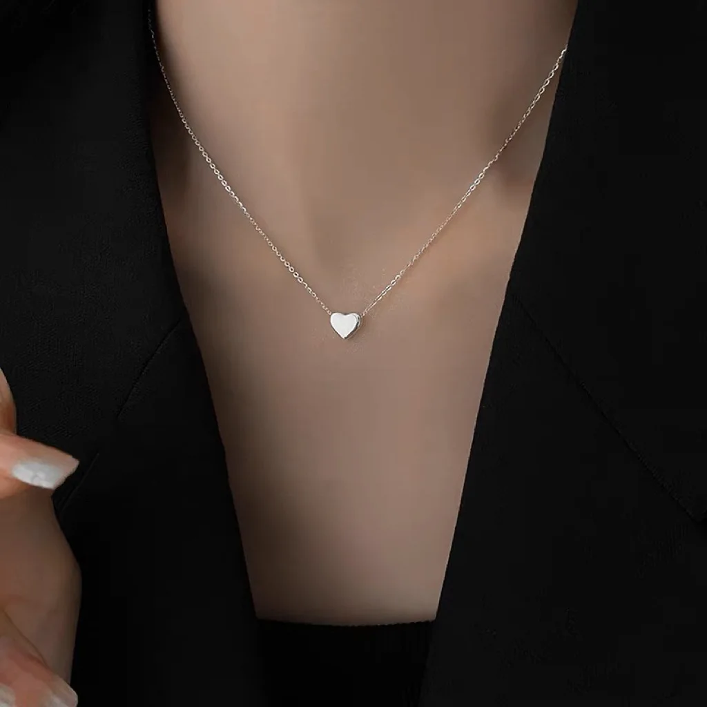 

Chains Accessories for Girls elegant Pendants Heart Necklace Fashion Necklaces for Women Jewelry Luxury Free Shipping Vintage