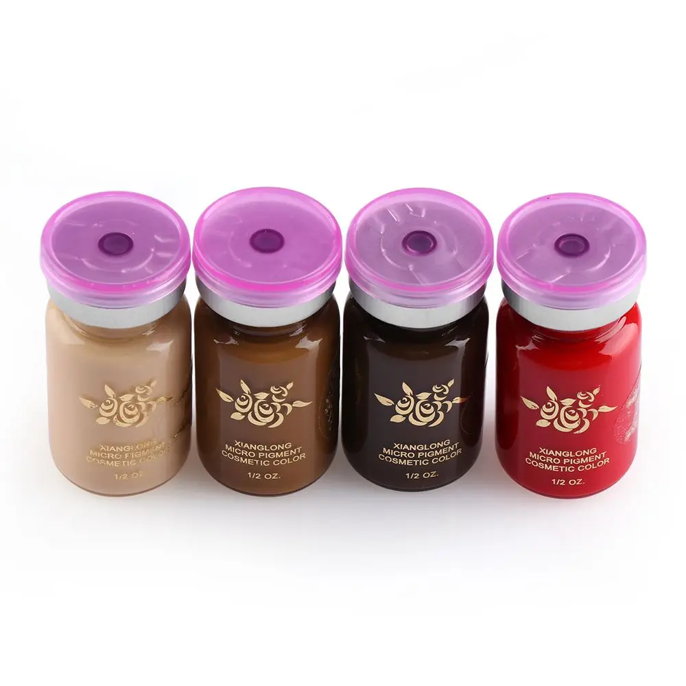 Hot Sale Beauty Tool Supplies Cosmetic Makeup Pigment Eyebrow Lip Liner Tattoo Ink Emulsions Semi Permanent