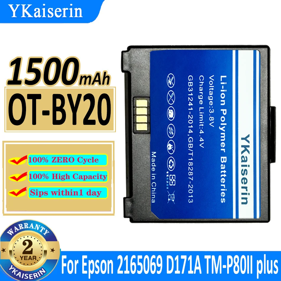 

Аккумулятор ykaisсеребрин на 1500 мА · ч для Epson 2165069, D171A, телефон с цветовой идентификацией (101), аккумулятор с цветовой идентификацией