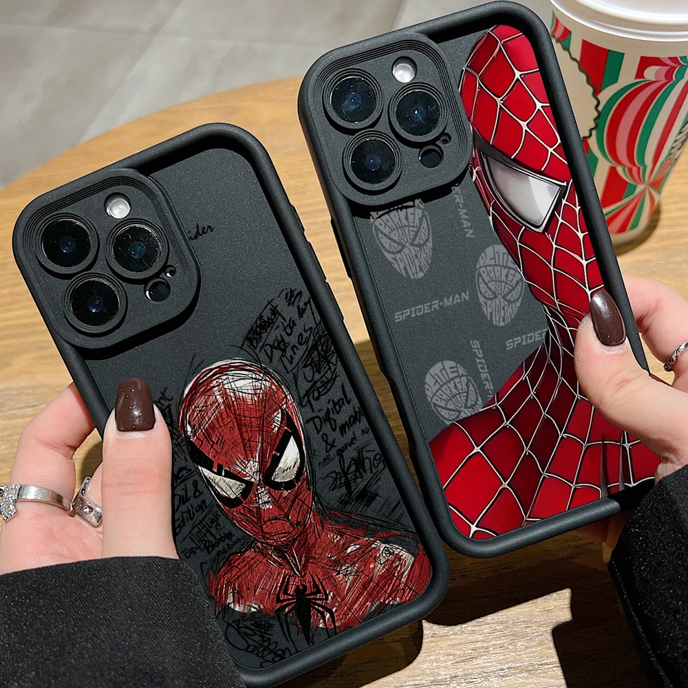 Cool S-Spiders Men Soft Phone Case Cover