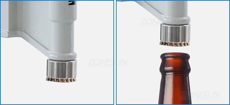 ZONESUN ZS-BBC1 Manual Beer Bottle Lid Capping Machine