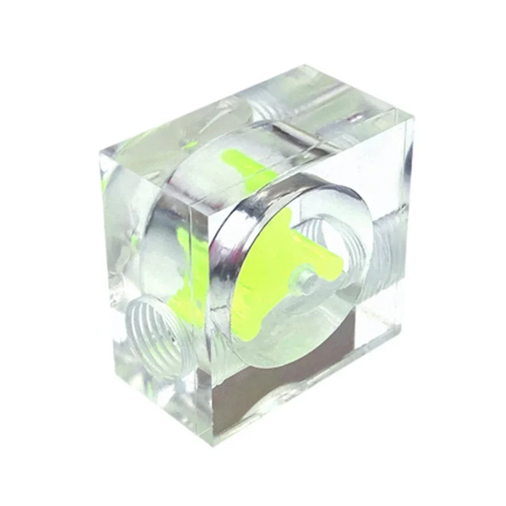 Water Cooled Flowing Meter Indicator G1/4 Threaded Indicator 2-way 3-way Acrylic Transparent Flowing Meter Tool Accessories flow meter water flow meter turbine flow meter digital turbine flow meter