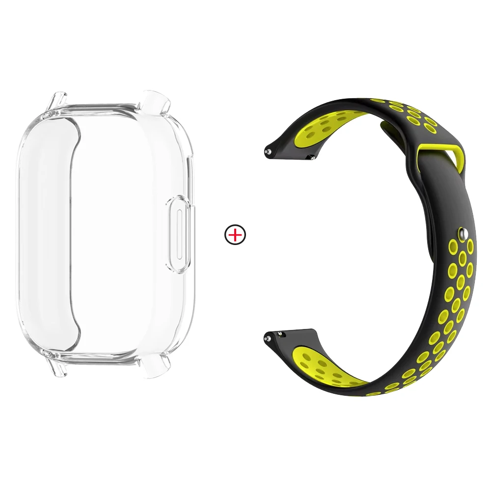 Soft Silicone Strap with TPU Case and Screen Protector