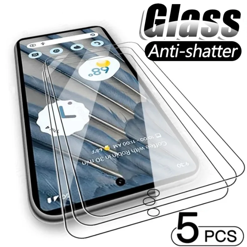 5/1 Pz 9H Vetro Temperato Premium Per Google Pixel 7A Screen Protector Pixel 7A Hd Pellicola Protettiva Per Google Pixel 7A Protection