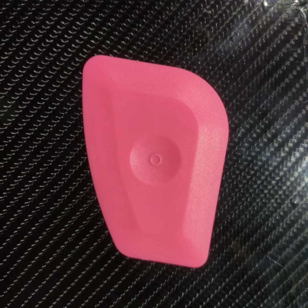 Multilateral Blue Soft Squeegee Pink Hard Corner Trimming Scraper for Glass Decal Styling Applicator Car Headlight Tools A57 car wrapping scraper tool
